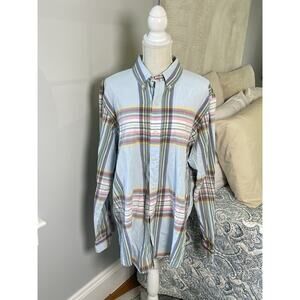 Ralph Lauren Classic Fit LS Button Up Shirt Multi Color Plaid Mens XL